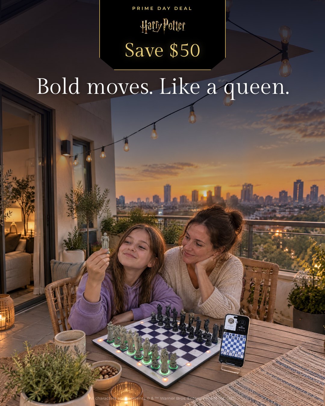 Bold moves. Like a queen.