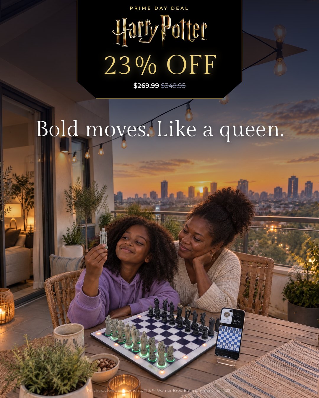 Bold moves. Like a queen.