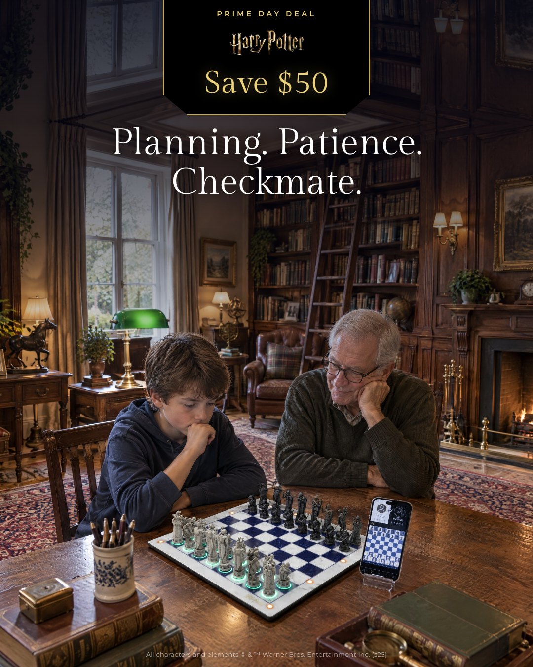 Planning. Patience. Checkmate.