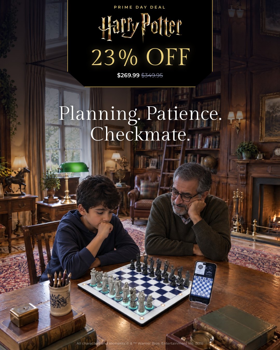 Planning. Patience. Checkmate.
