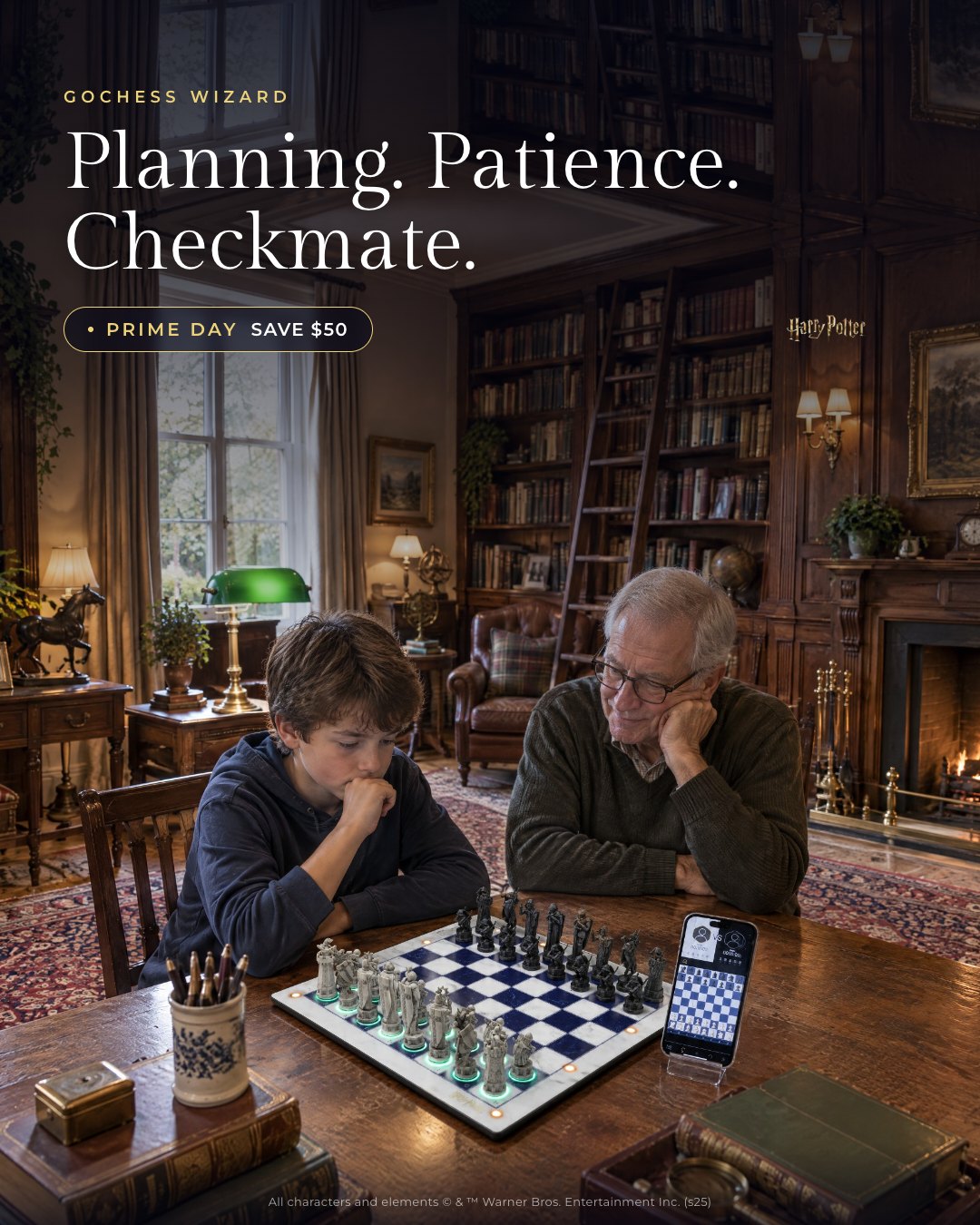 Planning. Patience. Checkmate.
