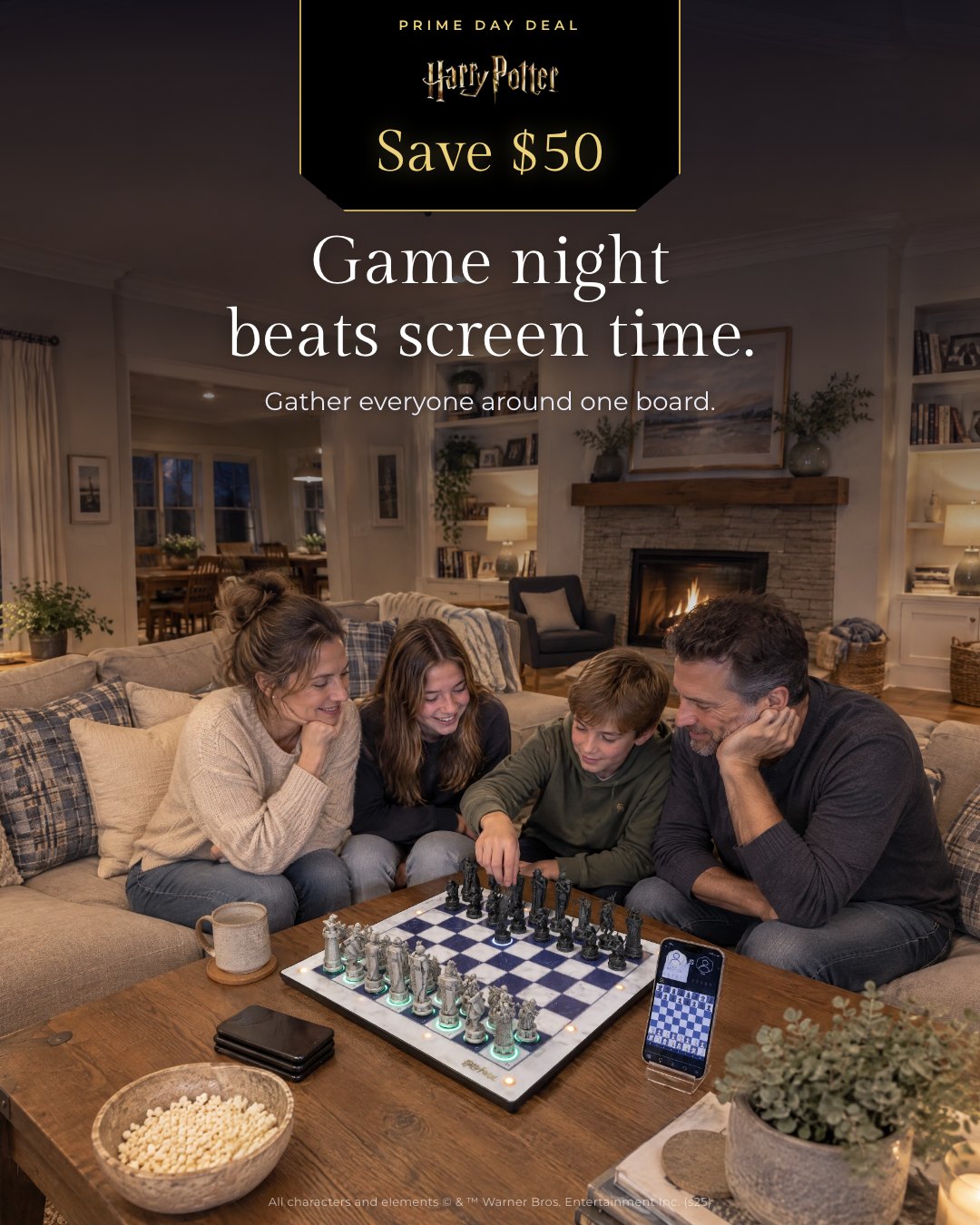 Game night beats screen time.