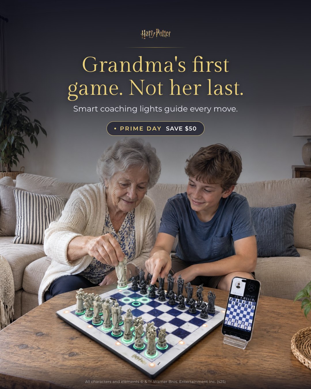 Grandma's first game. Not her last.