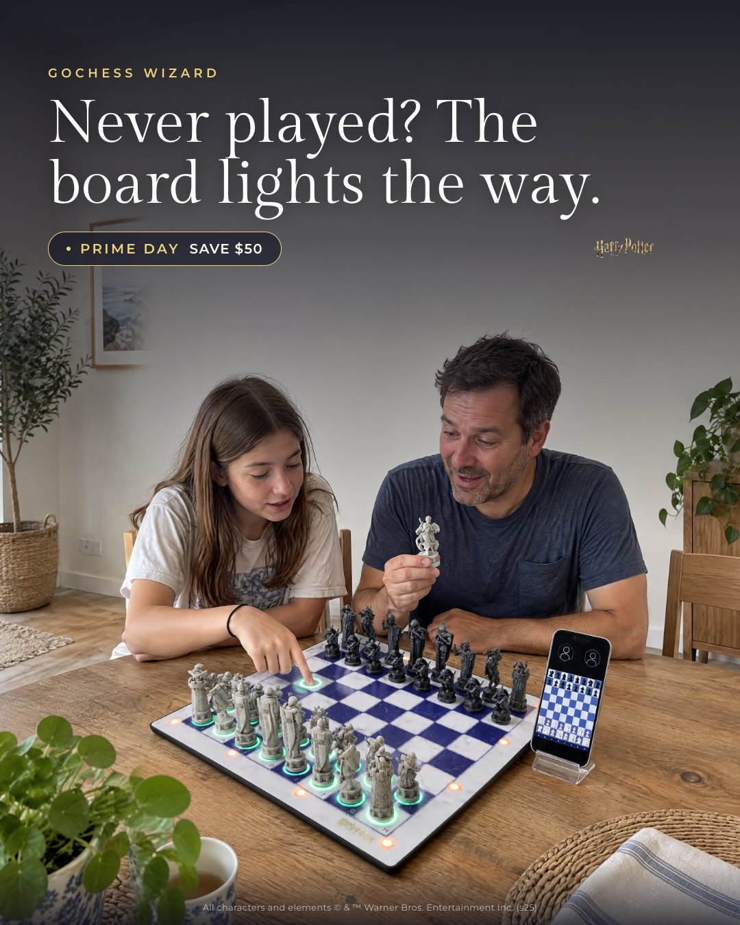 Never played? The board lights the way.
