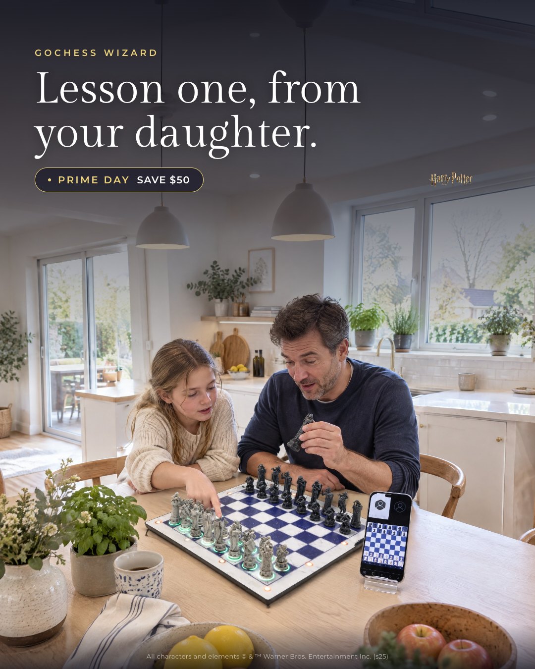 Lesson one, from your daughter.