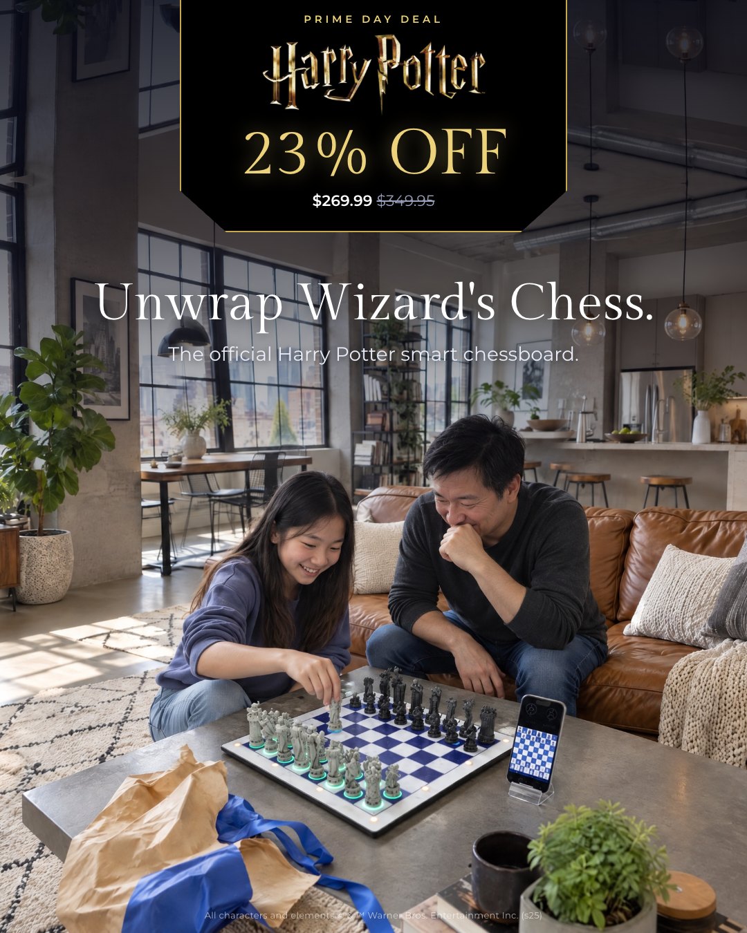 Unwrap Wizard's Chess.