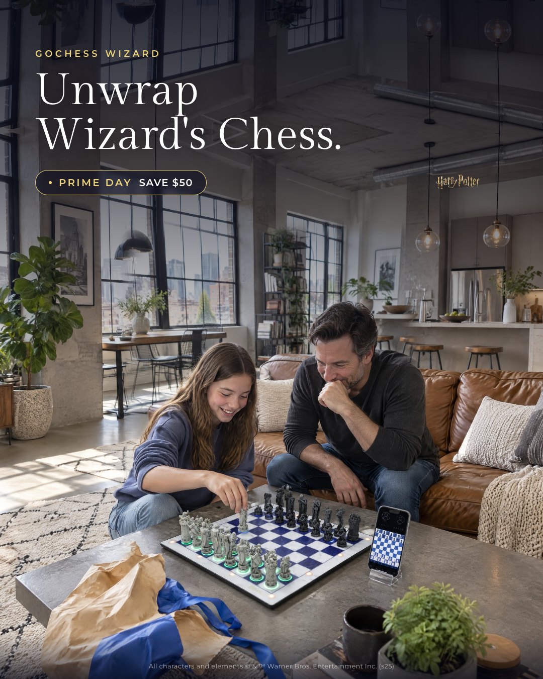 Unwrap Wizard's Chess.