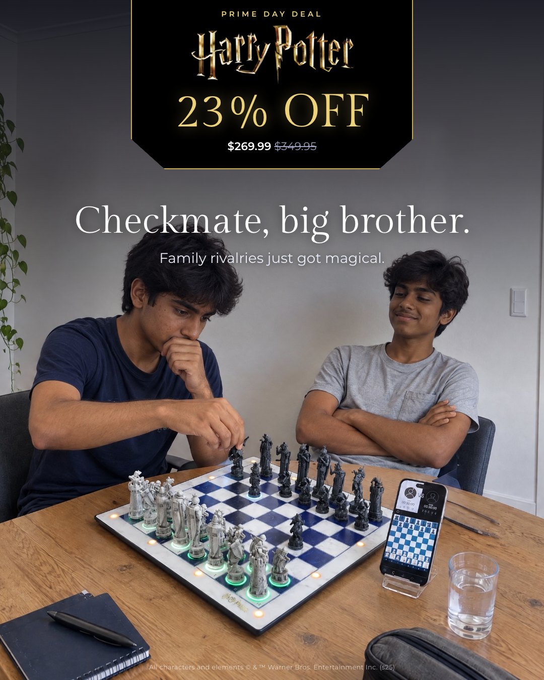 Checkmate, big brother.
