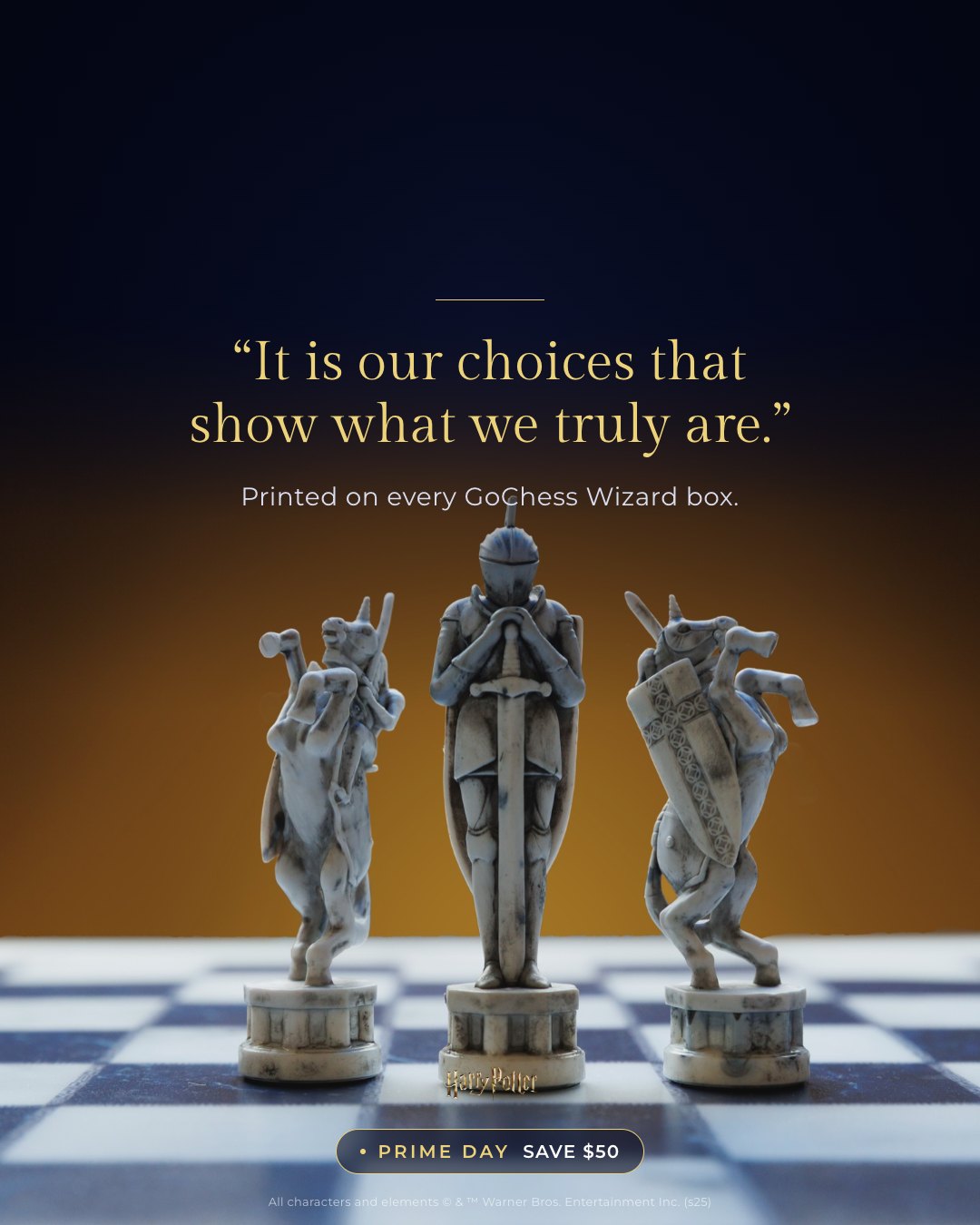 “It is our choices that show what we truly are.”