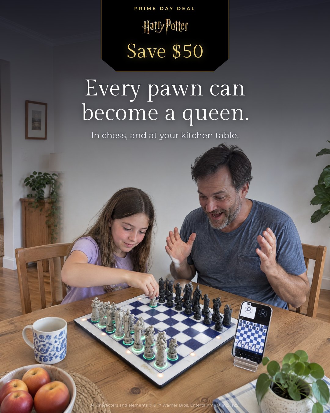 Every pawn can become a queen.