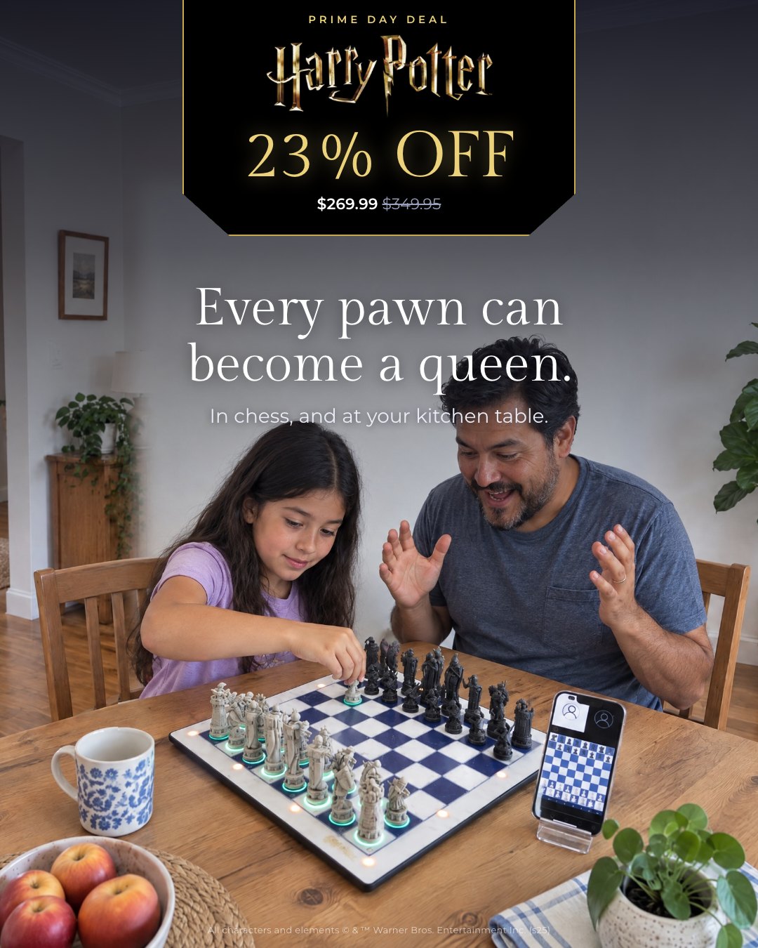 Every pawn can become a queen.