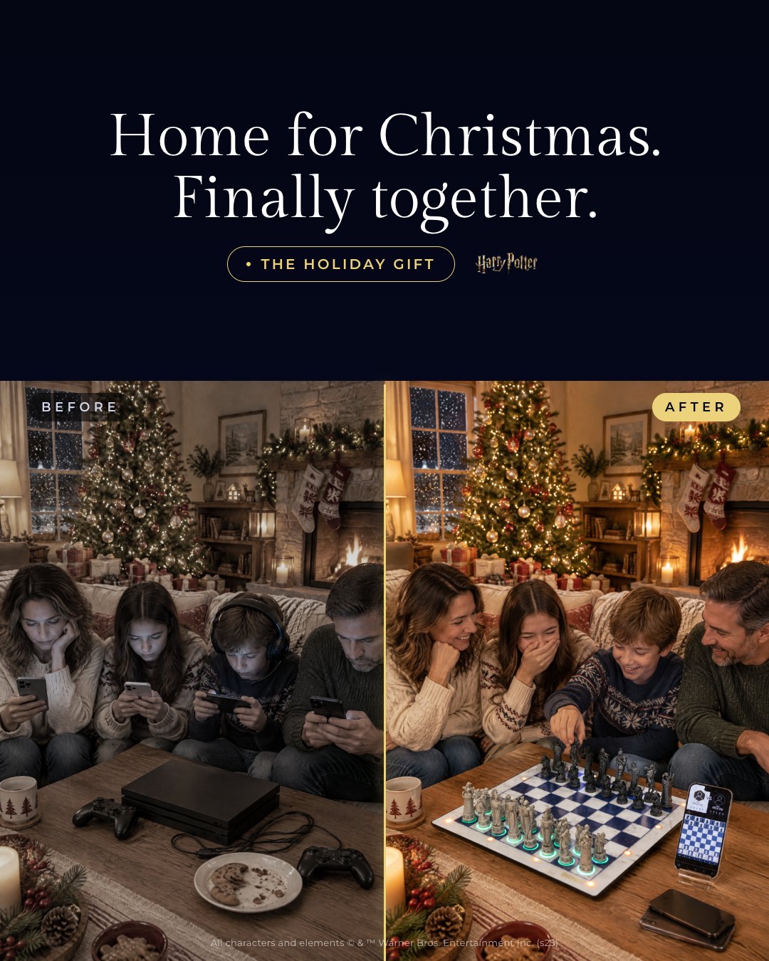 Home for Christmas. Finally together.